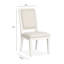 Chaise d'appoint rembourrée