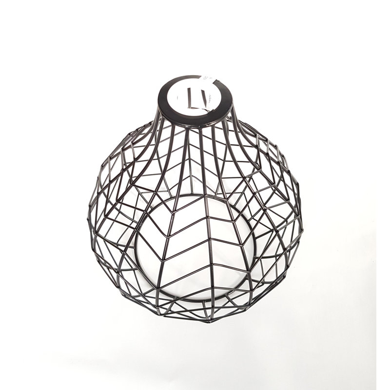 26cm H Metal Novelty Lamp Shade ( Screw On ) in Black