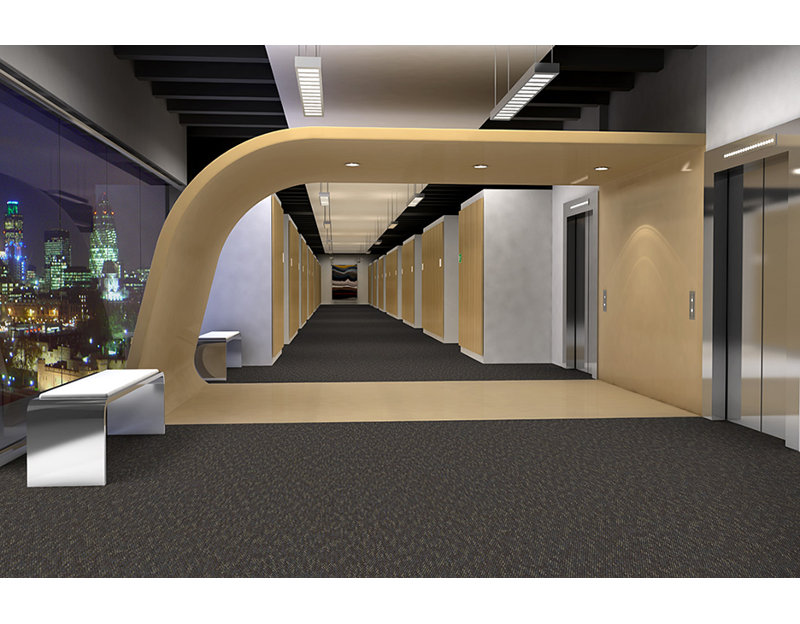 Carreaux de moquette en fibre de nylon Mohawk Elite Mt Desert 24 po x 24 po (96 pieds carrés par carton - 24 carreaux)