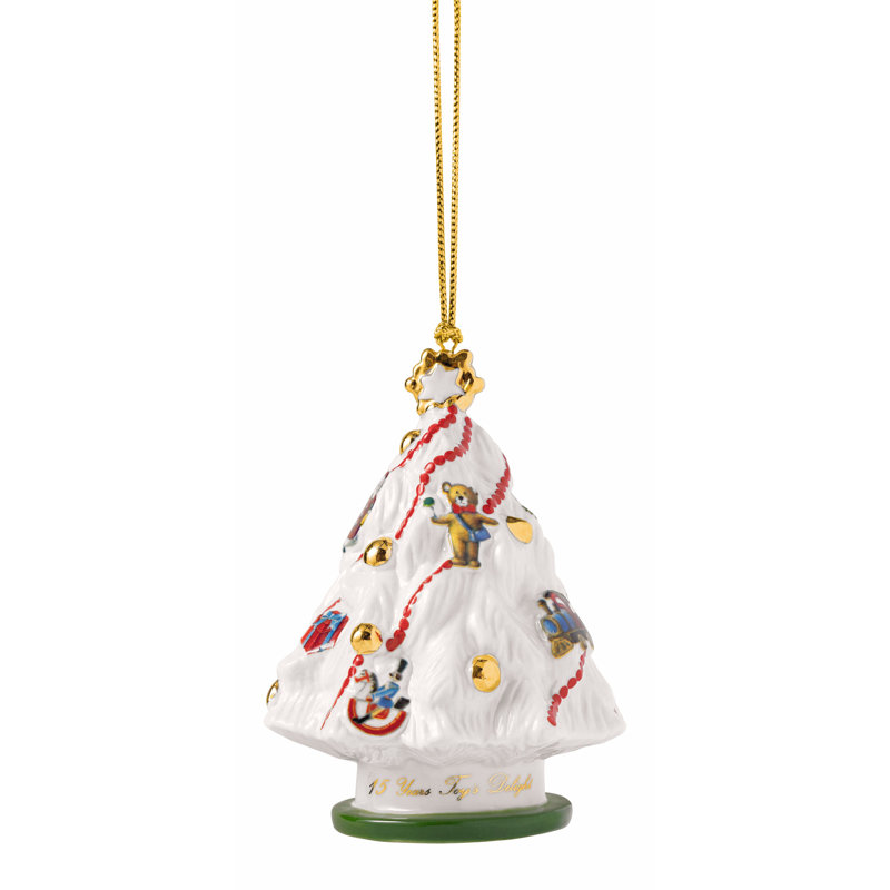 Villeroy & Boch Christmas Classics Collection Christmas Tree Ornament, Premium Porcelain, Collectors Edition, Date 2025