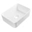 Lavabo de salle de bain vasque rectangulaire en porcelaine vitreuse 16 po x 12 po DeerValley-100389963
