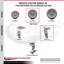 Poly sur roulettes pivotantes en aluminium