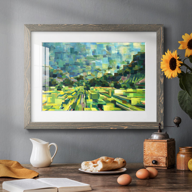 «Summer», reproduction sur toile, Gris, H 28 po x l 42 po