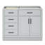 Base de meuble-lavabo simple en bois massif 42 po Osoria-85027755