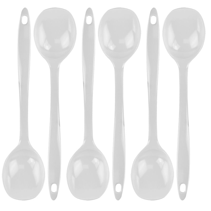 Reston Lloyd Melamine Cooking Spoons, White