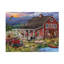 «The Barnyard Crowd» par Bigelow, impression sur toile tendue-2093774861