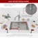 Stylish Olite Dual-Mount 27" Stainless Steel Single Bowl Kitchen Sink
