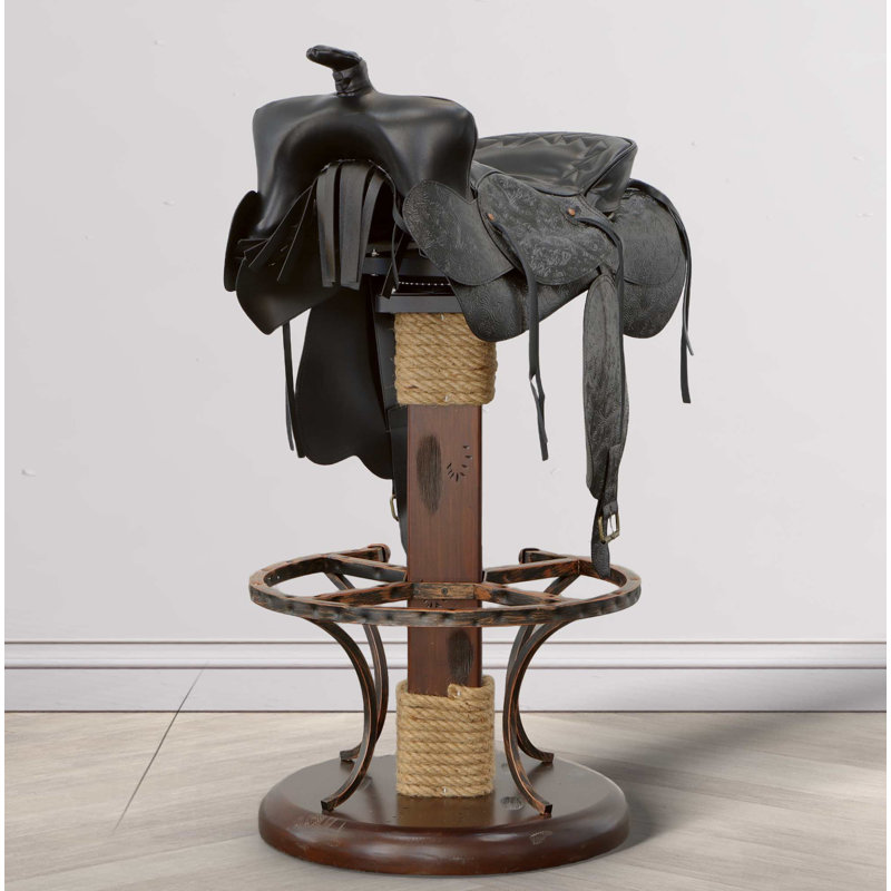 Ruell Solid Wood Accent Stool