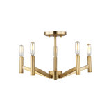 Vector 5 - Light Semi Flush Mount