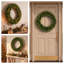 Couronne de sapin 30 po avec 100 lumières à DEL blanc chaud avec minuterie-439493958-439493957