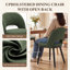 Chaise de salle à manger moderne rembourrée avec pieds en bois-1082450042-1085983987