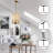 4-Lights Wagon Wheel Chandelier With Glass Tube-1892324420