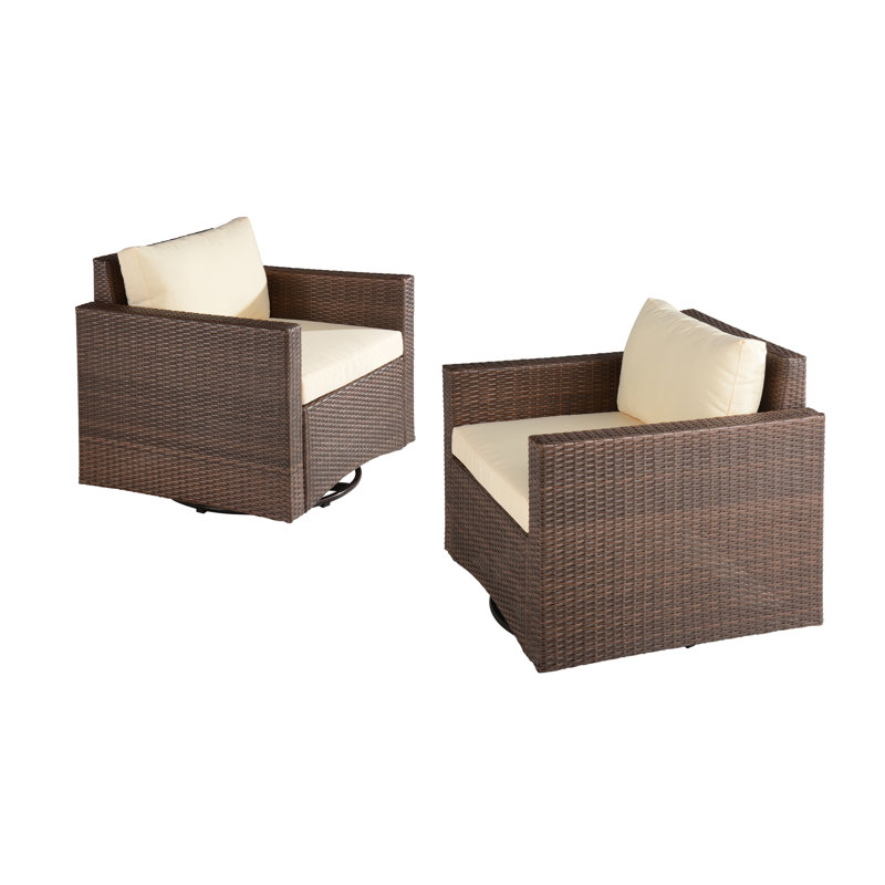 Fauteuil oscillant 360 degrés (ensemble de 2)