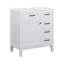 Meuble-lavabo de salle de bain sans lavabo, base d'armoire avec tiroirs, cadre solide et panneau de fibres à densité moyenne pour un rangement durable-954637341