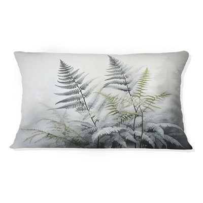 Coussin Ferns Silver Whispers III - Ferns