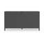 Commode large Cian, 6 tiroirs, poignées à boutons, bois bleu marine, 61 po