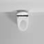 Toilette bidet intelligente - siège à ouverture / fermeture automatique, capteur de pied, mode de nettoyage arrière, ouverture / fermeture du siège blanc, fonction de désodorisation,