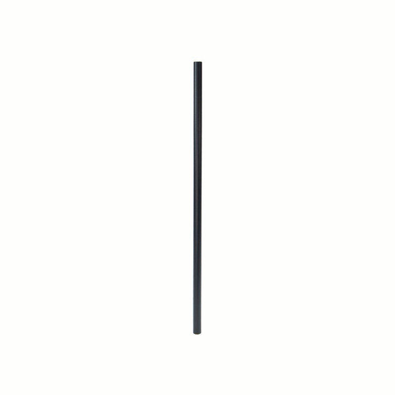 26" Black Sand Steel Round Deck Stair Baluster Set