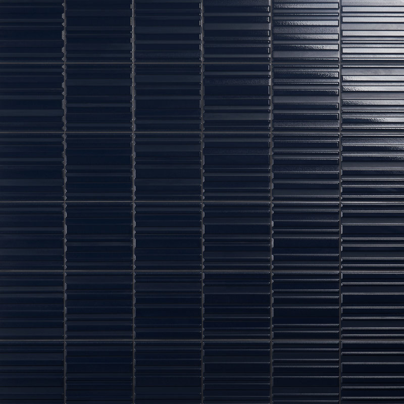 Carreau en céramique à motif 7,87 po x 15,74 po Newcastle, Bleu