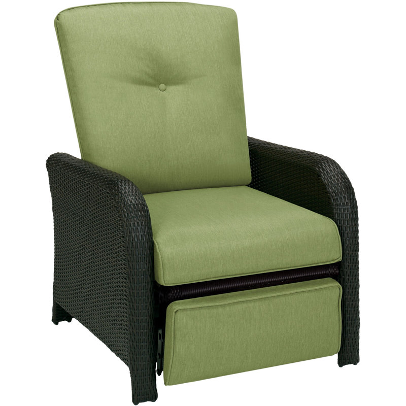 Amarys Metal Outdoor Lounge Chair, Green