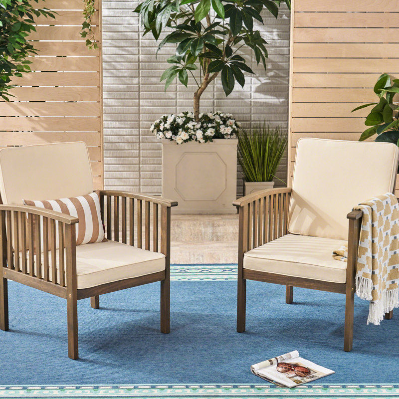 Outdoor Chairs  2  - To Wind And Rain, Cream