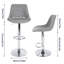 Brishen Swivel Upholstered Adjustable Height Counter Stool