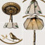 Luminaire suspendu de 13,98 po de longueur et d'oiseau minimaliste, commande murale (ampoule chaude e26 incluse)