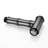 Bridge Style Kitchen Faucet With Dual Handles In Matte Black And Pull-Out Side Spray, 360 Turning High Penetrating, Rust, , Leak-, Brass Produced Handle Rotating Flow, Fabricated