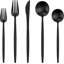 Ensemble de couverts 40 pièces en acier inoxydable mat pour 8 personnes, coutellerie durable pour la maison et le restaurant-982058818