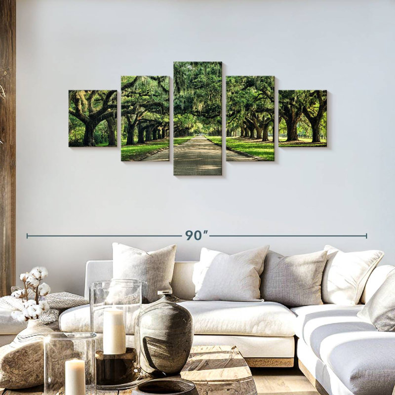 Canopy Trees, 30" H x 68" W