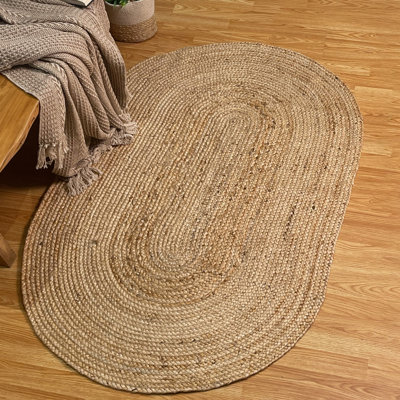 Tapis naturel tressé à la main