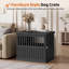 Table de bout décorative pour cage de chien - Mobilier de niche pour petits et moyens chiens-1606588311-1606588298