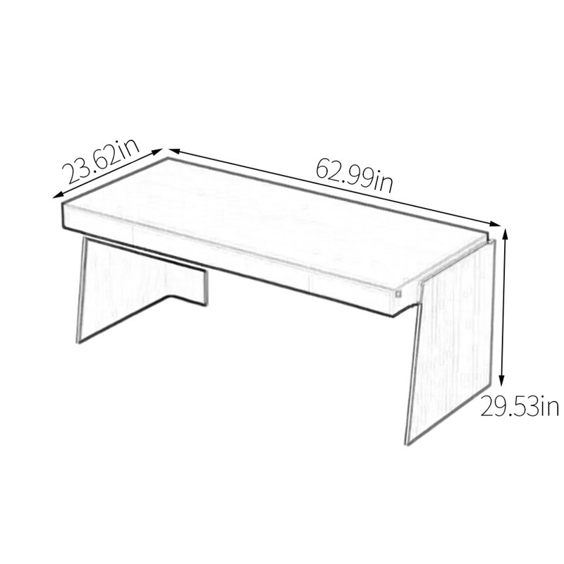 Kants, 29.53" H x 62.99" W x 23.62" D