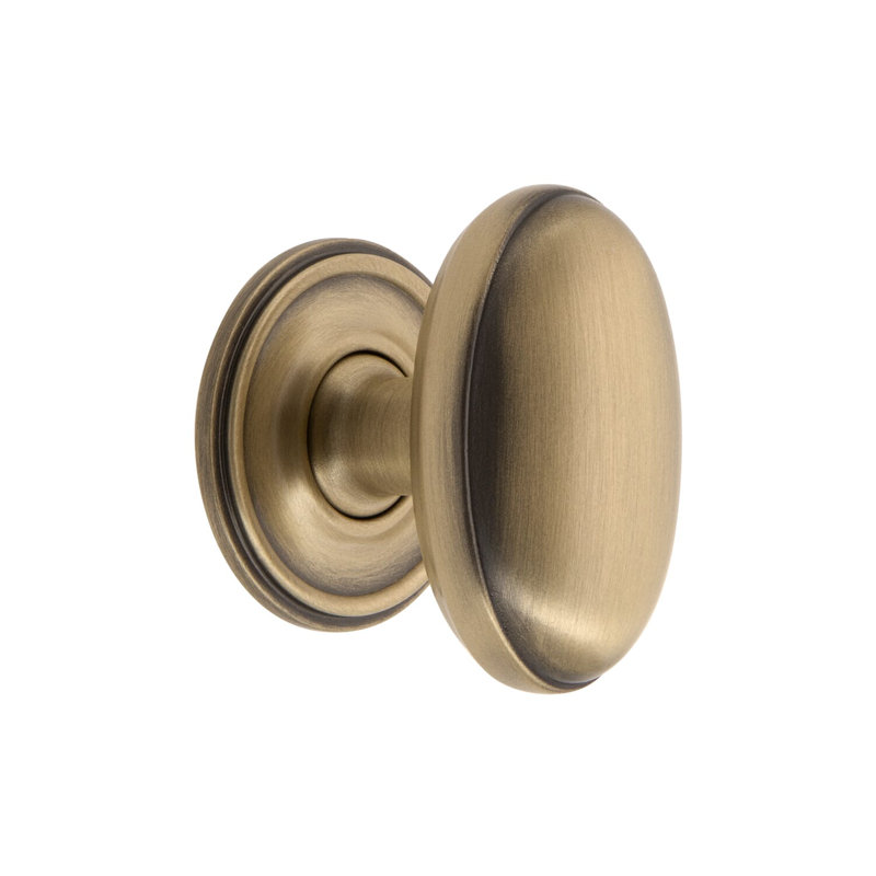 Eden Prairie Cabinet Knob, Vintage Brass