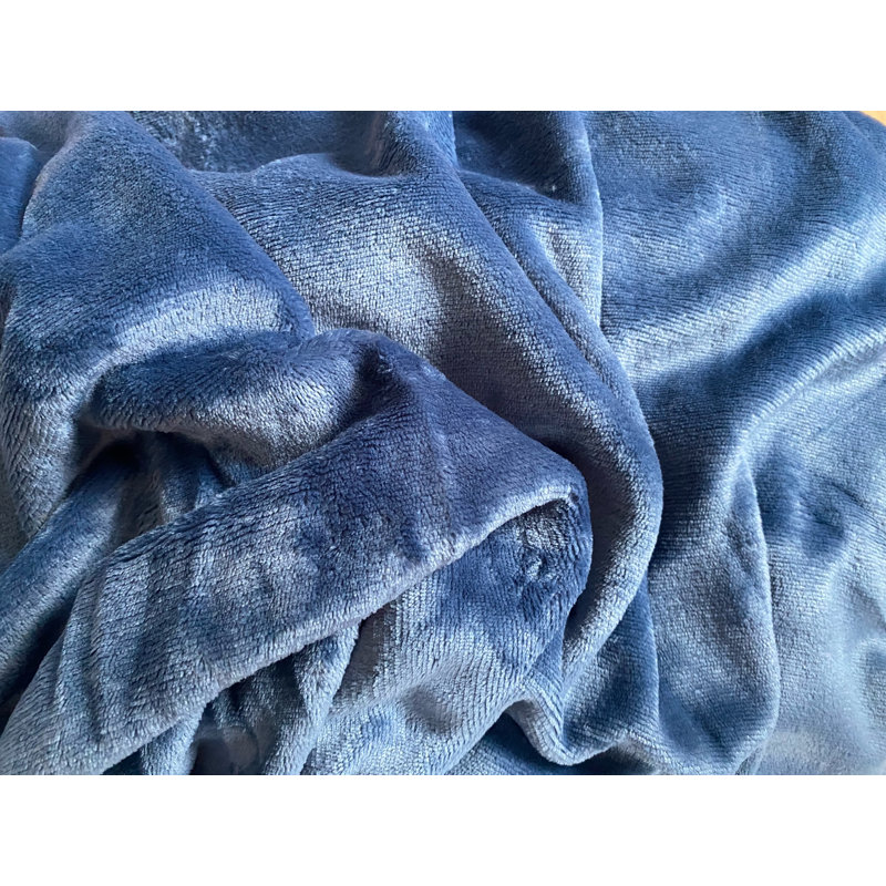 Bailley Fitted Sheet, Blue, European Single (90 x 200cm)