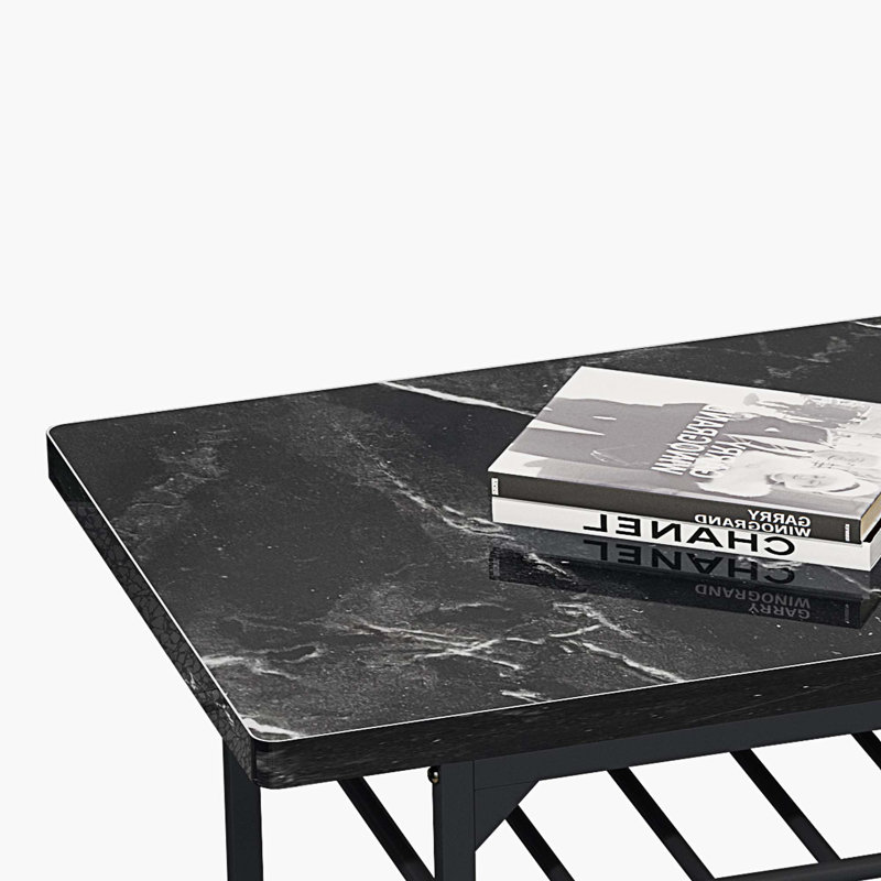 2 - Person Four Leg Dining Set, Black, Black