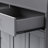 74.5 Inch Kitchen Island With Extendable Dining Table , Rolling Kitchen Island On Wheels With Spice Rack And 2 Drawers, 4 Door Cabinet, For Kitchen, Dining Room, Grey (Two Packages), Kitchen Island