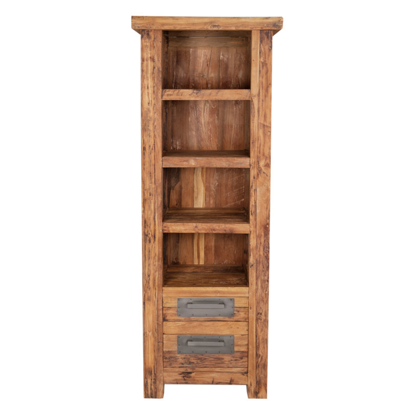 Essonnes 195cm H x 70cm W Wood Standard Bookcase