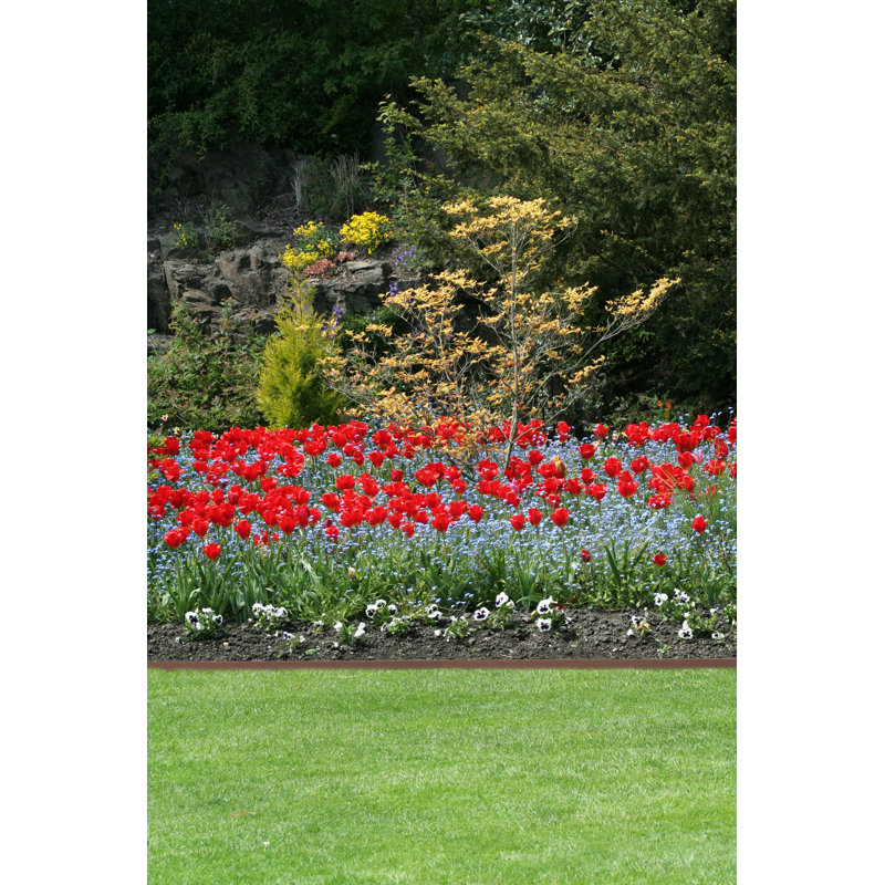 5.3'' H x 240'' W Composite Lawn Edging, Brown