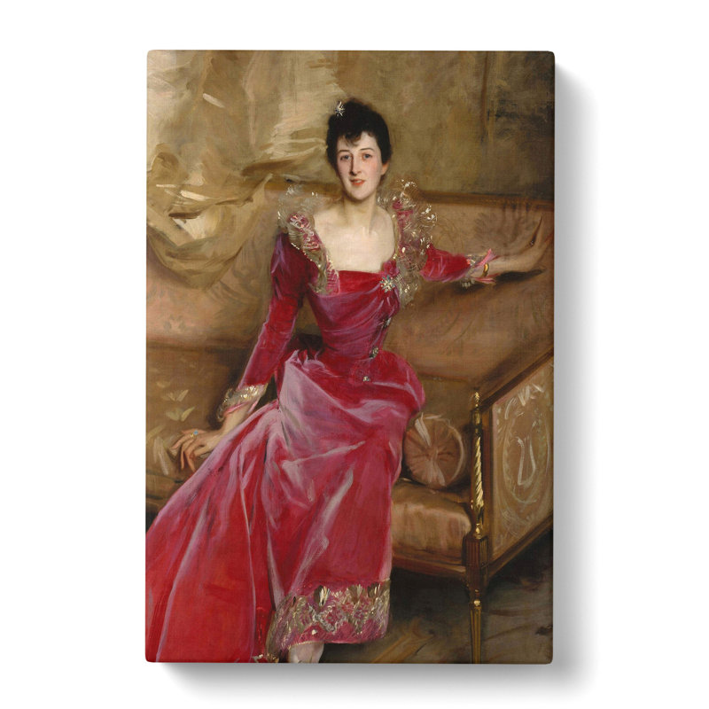 Mrs. Hugh Hammersley by John Singer Sargent - Wrapped Canvas Print, 60cm H x 40cm W x 3cm D