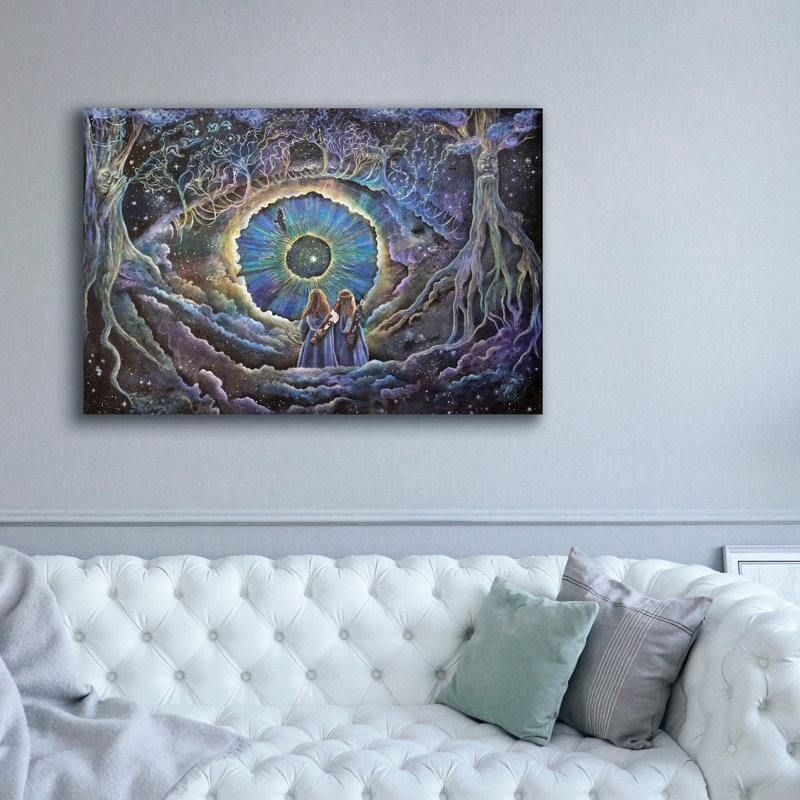  «Look At The Mystery» par Verena Wild, art mural sur toile, 60 po x 40 po