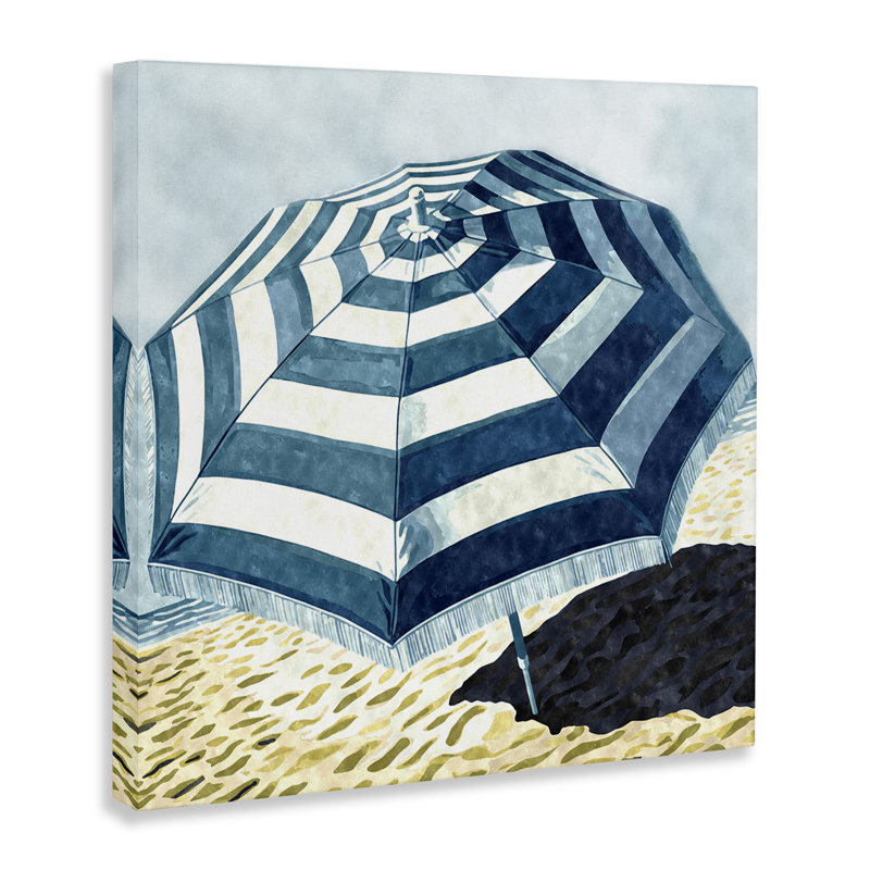 Parasol rayé par Ziwei Li, H 24 po x l 24 po x P 1,5 po