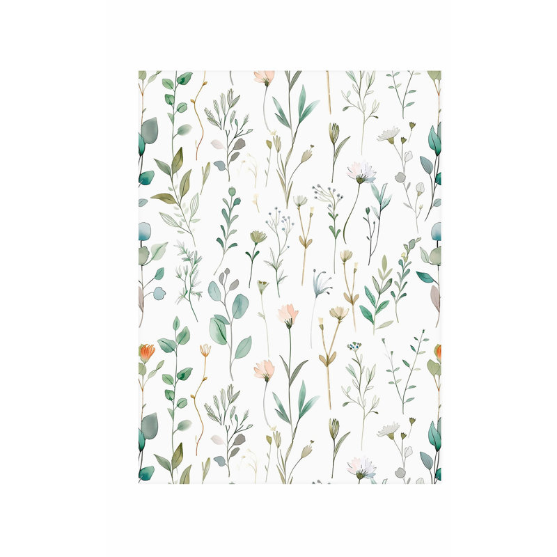 «Botanical Botanical Plants», impression d'art sans cadre, H 20 po x l 16 po