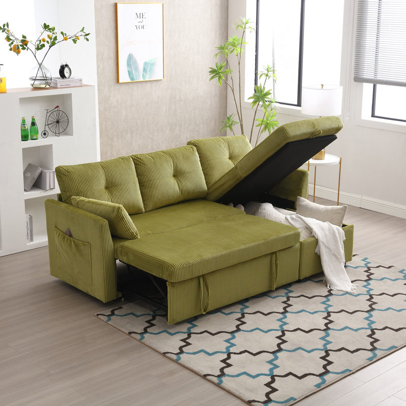 Canapé modulaire en L, canapé modulaire long avec méridienne réversible, canapé confortable