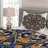 Puppy Eclectic Polyester Floral Coverlet-41895759