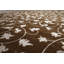 8' x 11' Hand Knotted Wool & Bamboo Silk Oriental Area rug Transitional Brown
