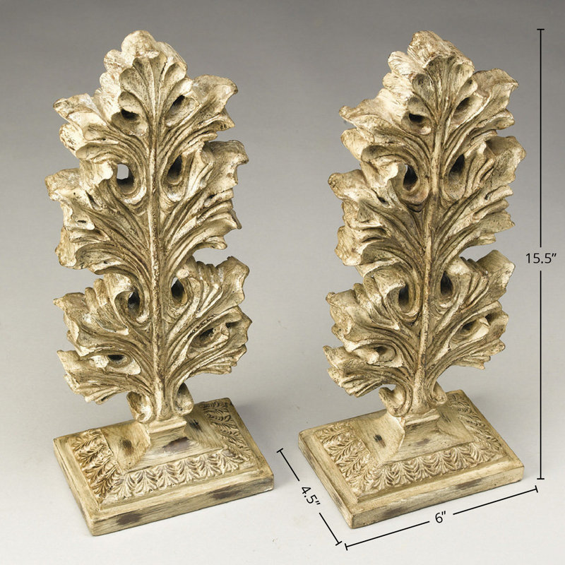 Leaf Finial Sculpture, Antique Stone