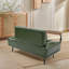 Banc rembourré en similicuir de 54,98 po-1720254682