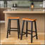 TABOURET SADDLE EN BOIS 29 po