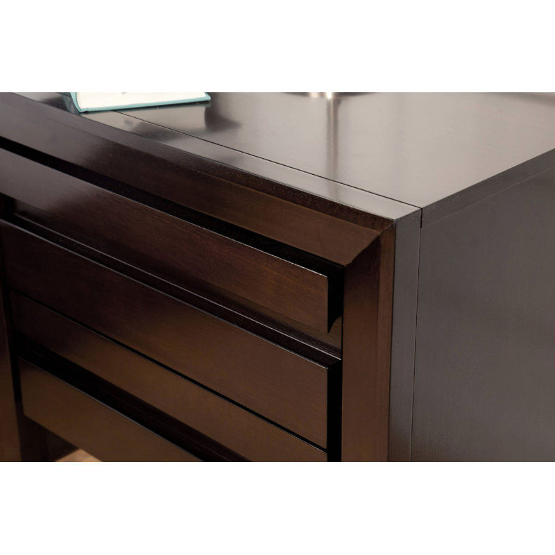 66cm W Solid Wood Bedside Table